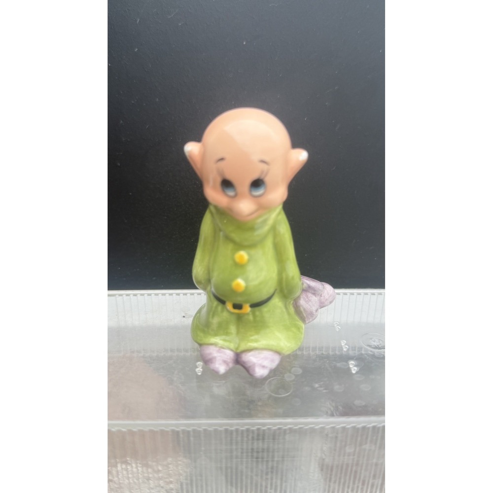 Disney Dopey Pepper Shaker Ceramic Snow White Dwarf Replacement WDW China